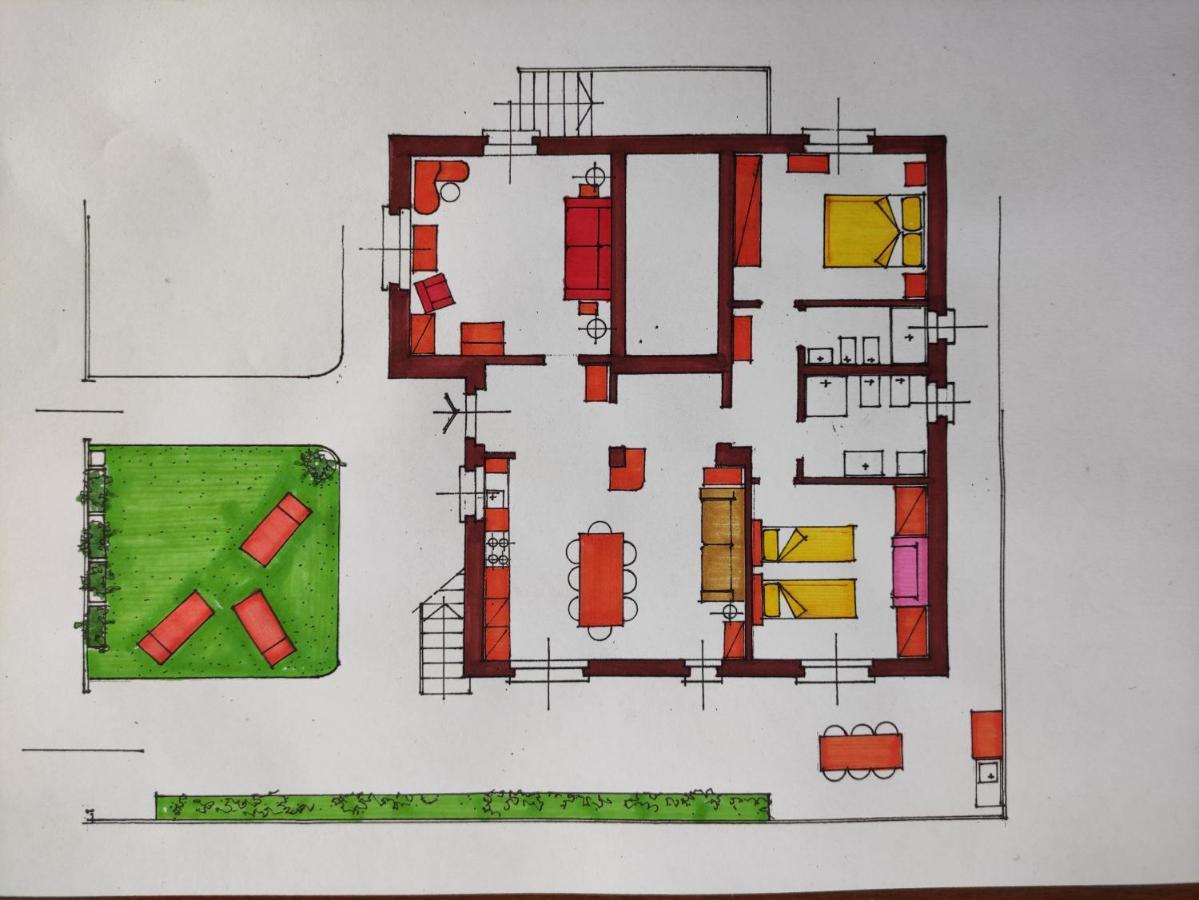 דירות ורבאניה Giorni Felici Tutto Nuovo, Giardino, Parcheggio מראה חיצוני תמונה